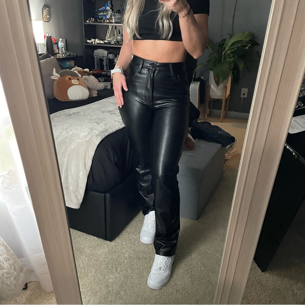 Abercrombie vegan leather pant